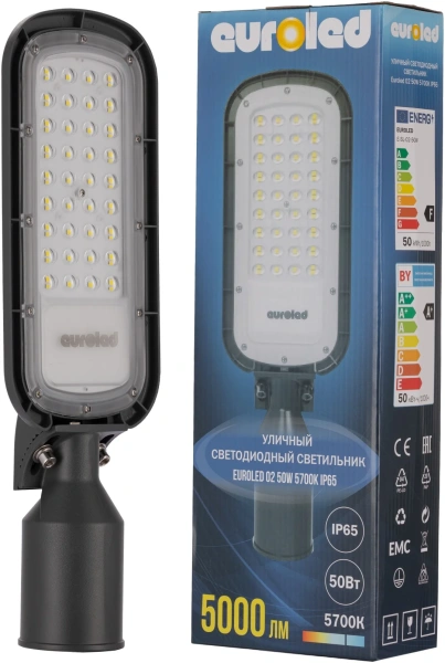Уличный светодиодный светильник Euroled 02 50W 5700K IP65