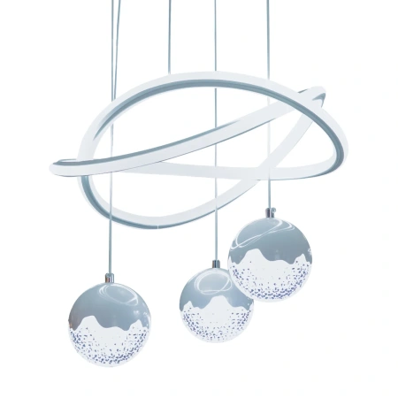 Люстра LED 2303/3 2 LED + 3 LED лампы, 3 сменных цвета 108Вт