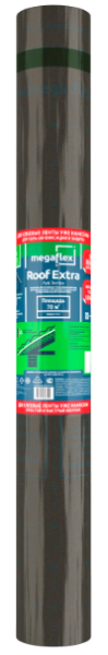 Megaflex Roof Extra (ш 1,5, 70 м2) влаго-ветрозащитная диффузионная мембрана с двумя клеевыми