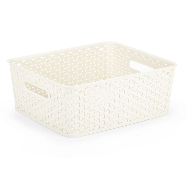 Коробка Curver MY STYLE для хранения M 13л кремовый