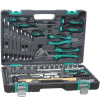Набор инструментов STELS 1/2" 1/4" CrV пластиковый кейс 76 предметов (Арт. 14104)
