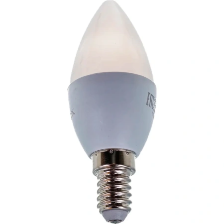 Лампа светодиодная LL-E-C37-6W-230-2,7K-E14 (свеча, 6Вт, тепл., Е14) Eurolux