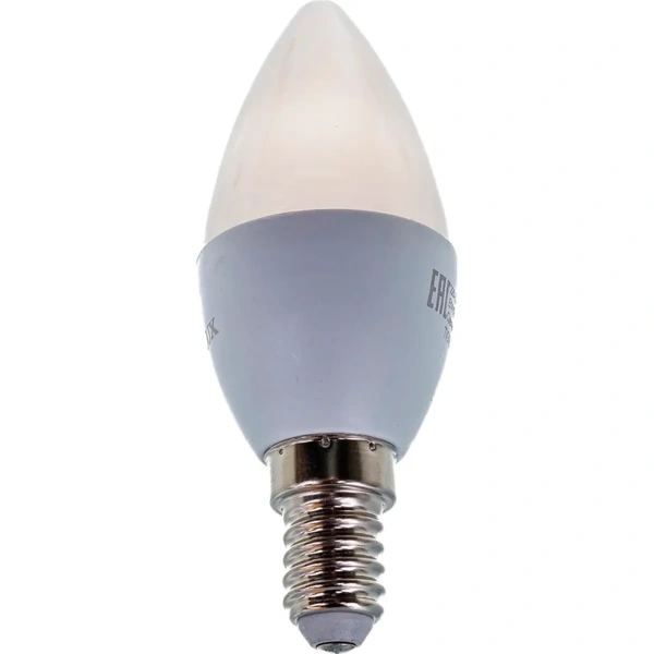 Лампа светодиодная LL-E-C37-6W-230-2,7K-E14 (свеча, 6Вт, тепл., Е14) Eurolux