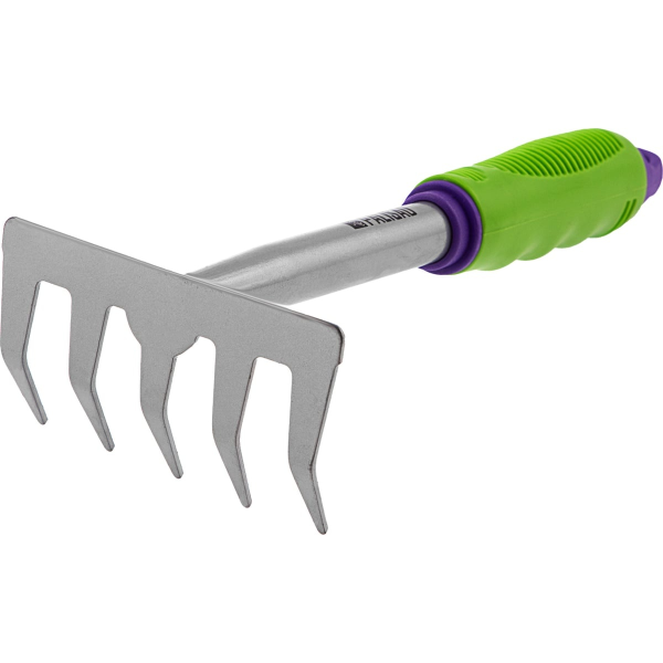 Грабли 5-зубые, 115х275 мм, стальные, пластиковая рукоятка, CONNECT// Palisad