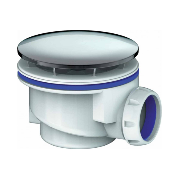 Сифон для душевого поддона с хромированным выпуском без отвода арт.G411H