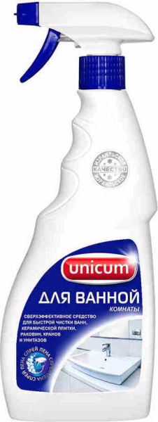 Средство UNICUM для чистки сантехники, ванной комнаты, 500 мл
