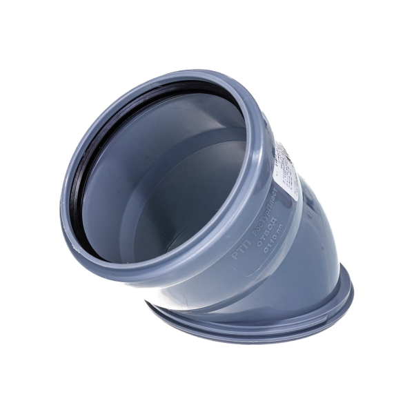 Отвод универсальный ВК ПП 110, серый,РТП