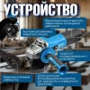 Углошлифмашина одноручная BULL WS 1212 в кор. (11 000 об/мин, защита от перегрузки, защита от повтор
