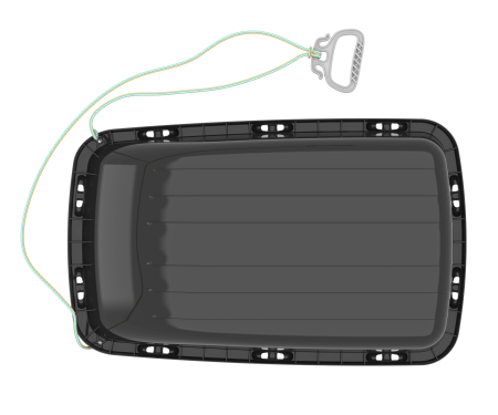 Сани-волокуши универсальные «Полярник» с веревкой и ручкой (80*50*18см)