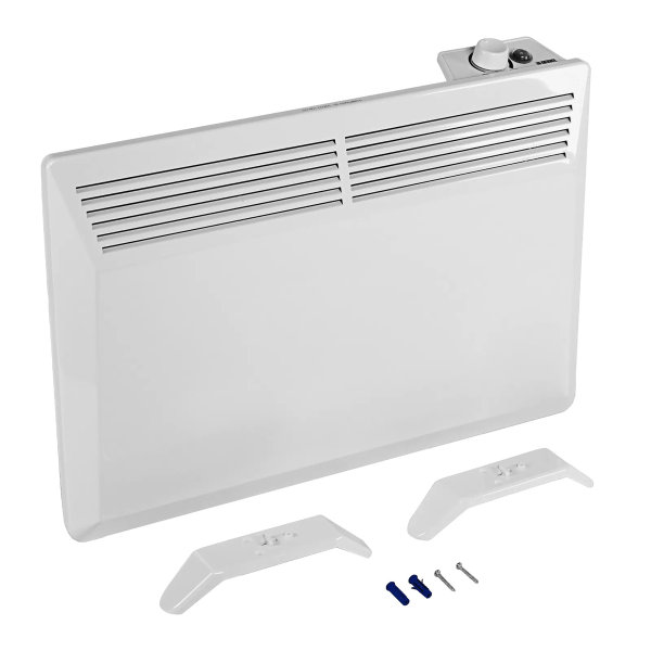 Конвектор электрический XCE-1500, 230 В, 1500 Вт, белый, сушилка, колеса, Х-элемент// Denzel