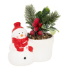 Фигура декоративная Atmosphera с елкой в керамическом горшке 13 см 2 вида в ассортименте 208345