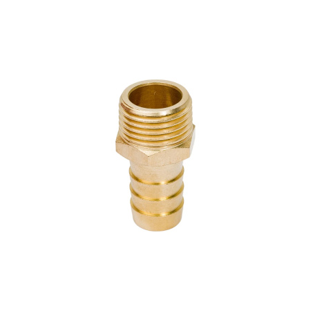 Соединение нар. резьба 1/2" х елочка 16 мм (латунь) ECO