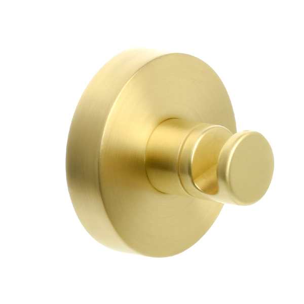 Крючок одинарный FIXSEN "COMFORT GOLD" золото-сатин FX-87005