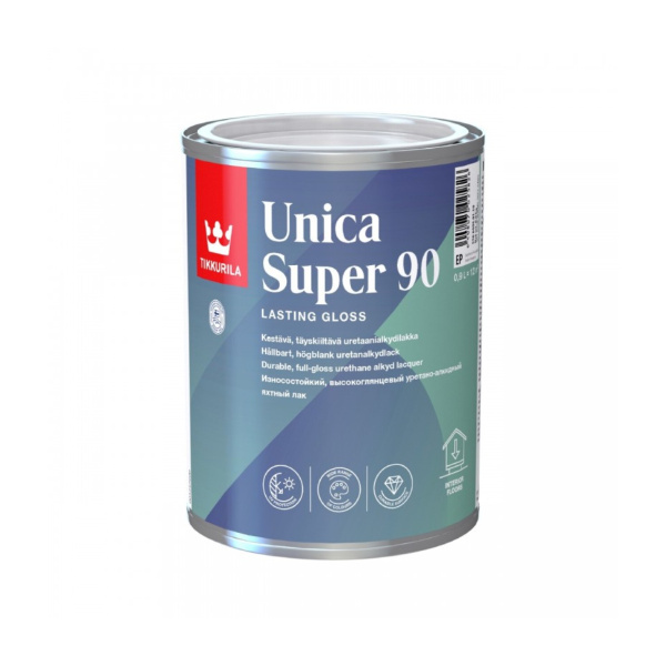 Лак универсальный UNICA SUPER 90 EP в/гл 0,9л