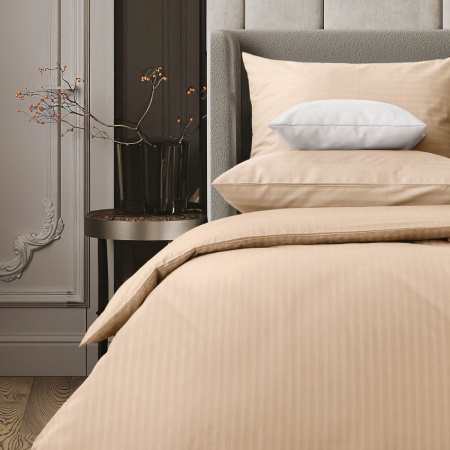 Комплект постельного белья Verossa Stripe Bronze 1,5 сп нав 70х70х2шт 747391