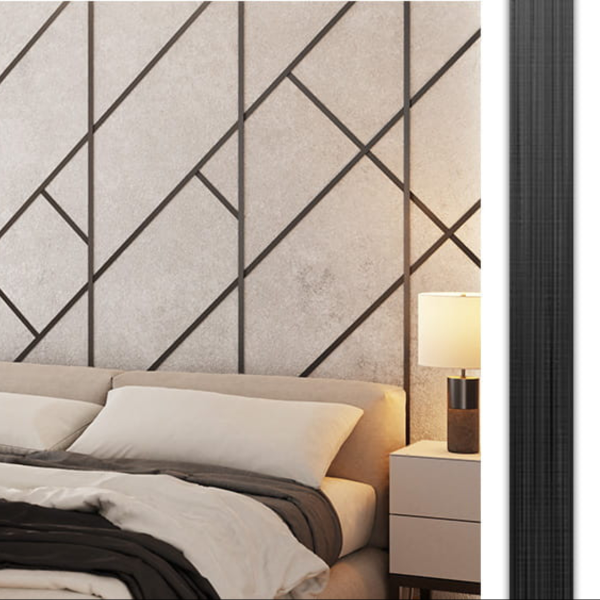 Полоса черный мат 30мм