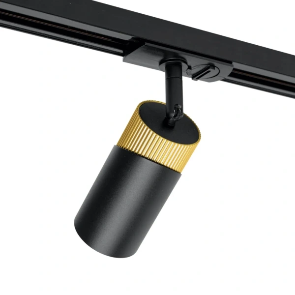 Светильник трековый WOLTA WTL-GU10/06BG под лампу GU10 Черный / Золотой DOLCE