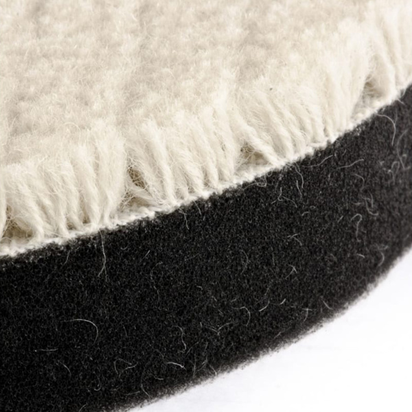 Насадка полировальная "под липучку", 125 мм, короткая плетеная шерстяная нить// Matrix