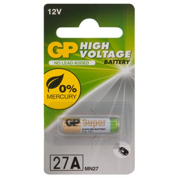 Элемент питания GP 27A-BC1 блистер 1 шт, упак