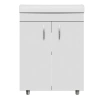 Тумба Енисей Breeze 60, напольная, 2 двери, белая