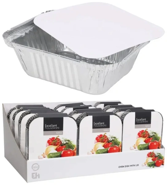 Набор алюминевых форм 10 шт Koopman 14,5х12х5 см101004450