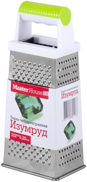 Терка четырехгранная Master House Изумруд