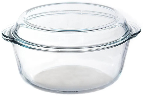 Кастрюля для запекания Borcam 1,45 л с крышкой 59033