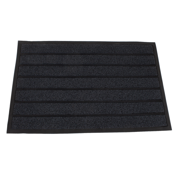 Коврик (темно серый)прорезиненный придеверный 60*90 см., PRC