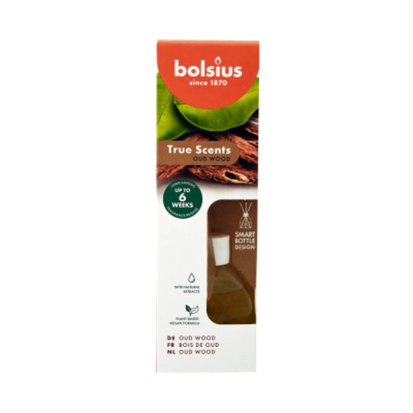 Аромадиффузор Bolsius True Scents 60 мл Oud Wood