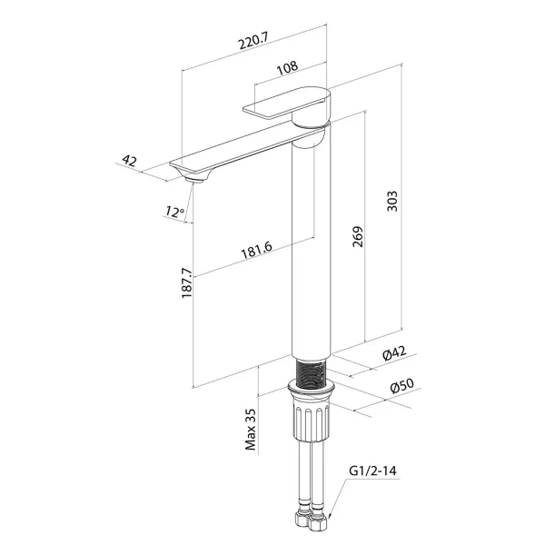 Смеситель д/р Milardo настольного умывальника, сатин, Maze, MAZBN01M01 Смеситель д/р Milardo настольного умывальника, сатин, Maze, MAZBN01M01