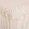 Пуф складной Atmosphera Arum Ribbed Double 76х38 см слоновая кость 207382A
