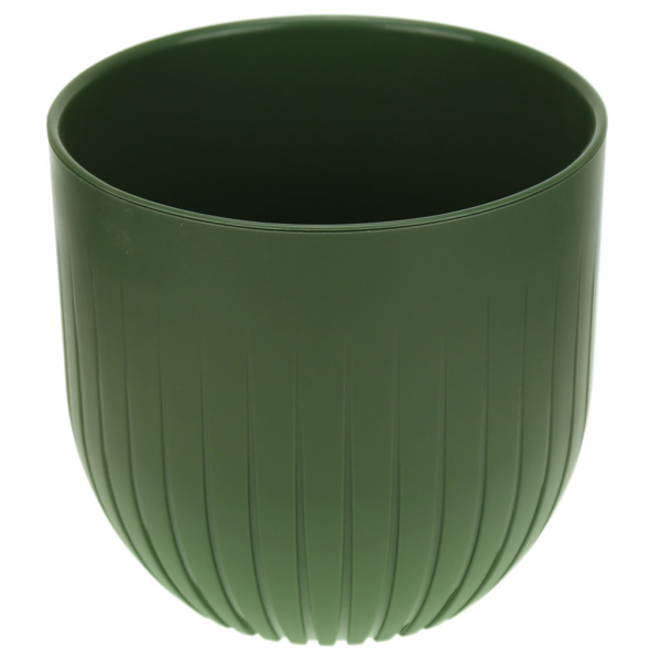 Горшок пластиковый с вкладкой, Альфа Нефритовый d. 19 h.19 4 л. А19-32