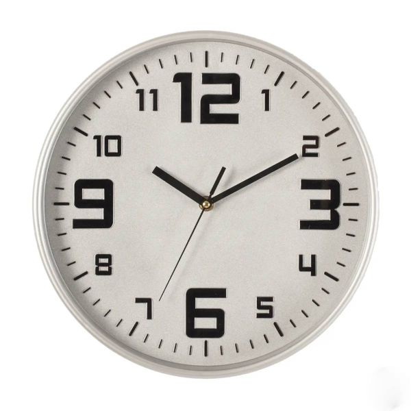 Часы настенные Atmosphera 30х5 см серебро 114555D