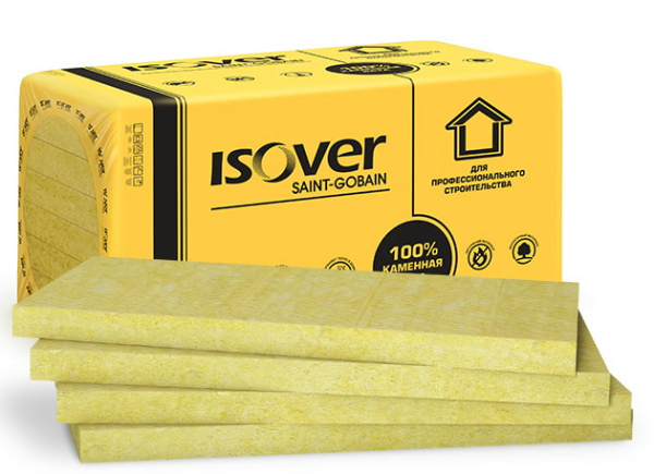 Минплита ISOVER VENTI OPTIMAL П125 (80) 50х600х1000 (3,6м2) (6шт) (0,180м3)