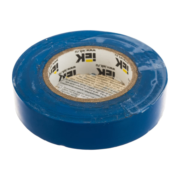 Изолента 0,13х15мм синяя 20м IEK UIZ-13-10-K07