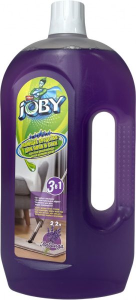 Жидкость для мытья полов и стен JOBY лаванда 2,2л