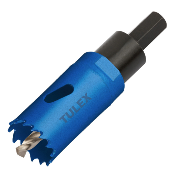 Коронка биметаллическая TULEX 601013-025 шестигранный хвостовик,с центрирующим сверлом,в сборе,25мм