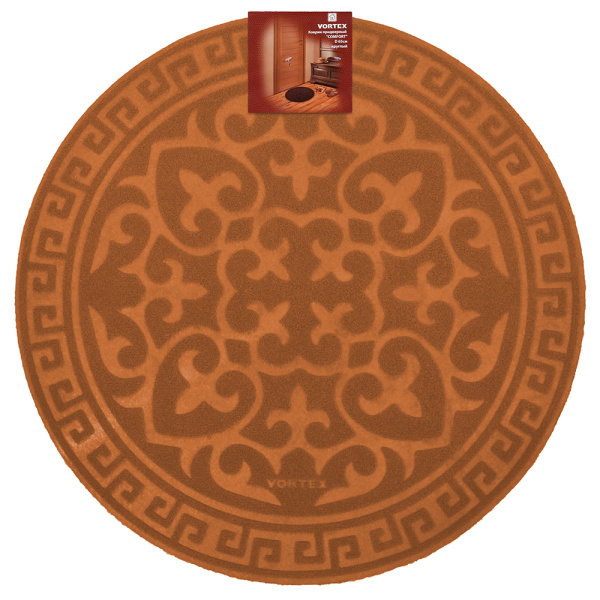 Коврик придверный "COMFORT", D 65см., круглый "VORTEX" /12