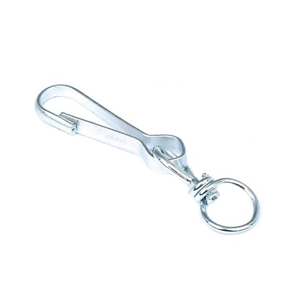 Карабин с вертлюгом оцинк. 50 мм (2 шт) упак