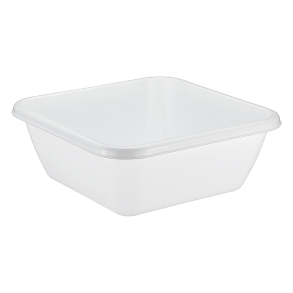 Таз квадратный IDEA 17л белый М 2579