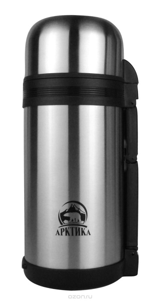 Термос Арктика 201-1200 вакуумный универсальный 1200 мл серебристый Термос Арктика 201-1200 вакуумный универсальный 1200 мл серебристый