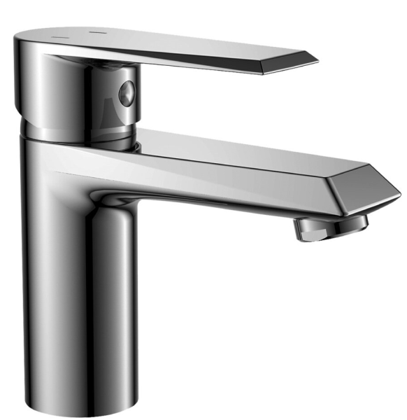 Смеситель д/р Rossinka RS28-11 монолит,хром