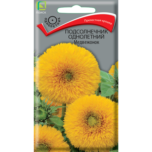 Семена Цветы Подсолнечник однолетний Медвежонок ЦП 0,5гр Поиск