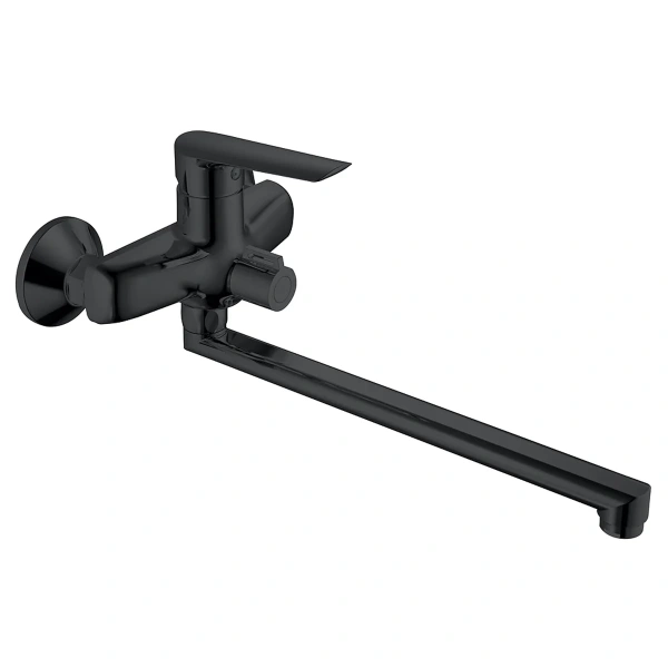 Смеситель в/д, длинный излив, черный ESKO Lagos Black LG31B