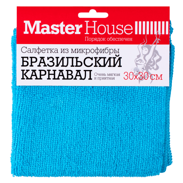 Салфетка Бразильский карнавал из микрофибры 30x30 см 60154