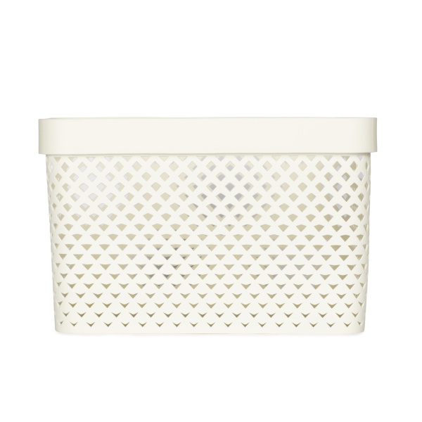 Коробка Curver INFINITY перфорированная 17л кремовый