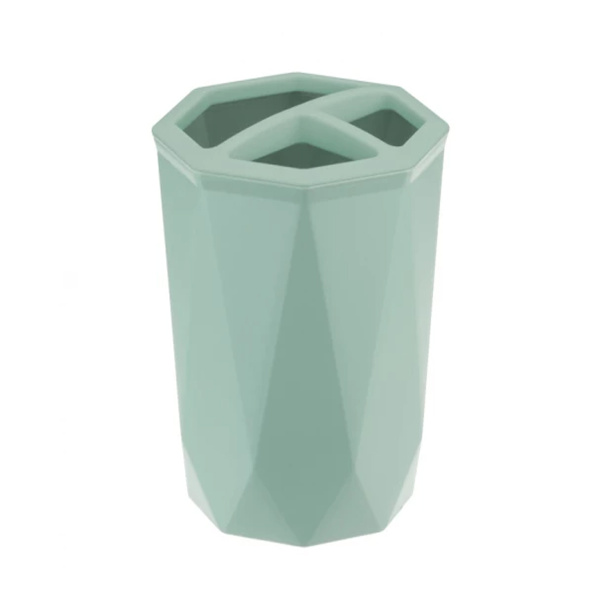 Подставка для зубных щеток ПРИЗМА   Морская волна