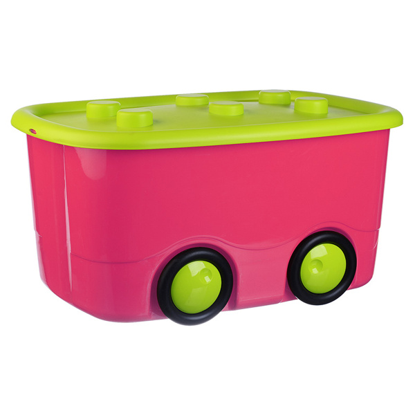 Ящик для игрушек IDEA МОБИ Малиновый