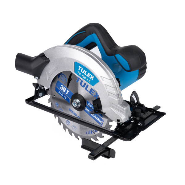Пила циркулярная TULEX TS-190-1.6, пропил 90-64мм; 45-45мм, 190x20мм, 5500об/мин, 1600Вт