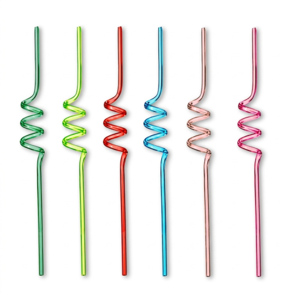 Набор фигурных пластиковых трубочек 5Five, 6 шт. 150036